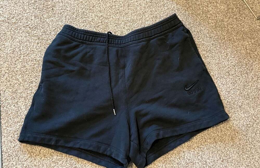 Nike Air Women's Fleece Shorts Black Size XL